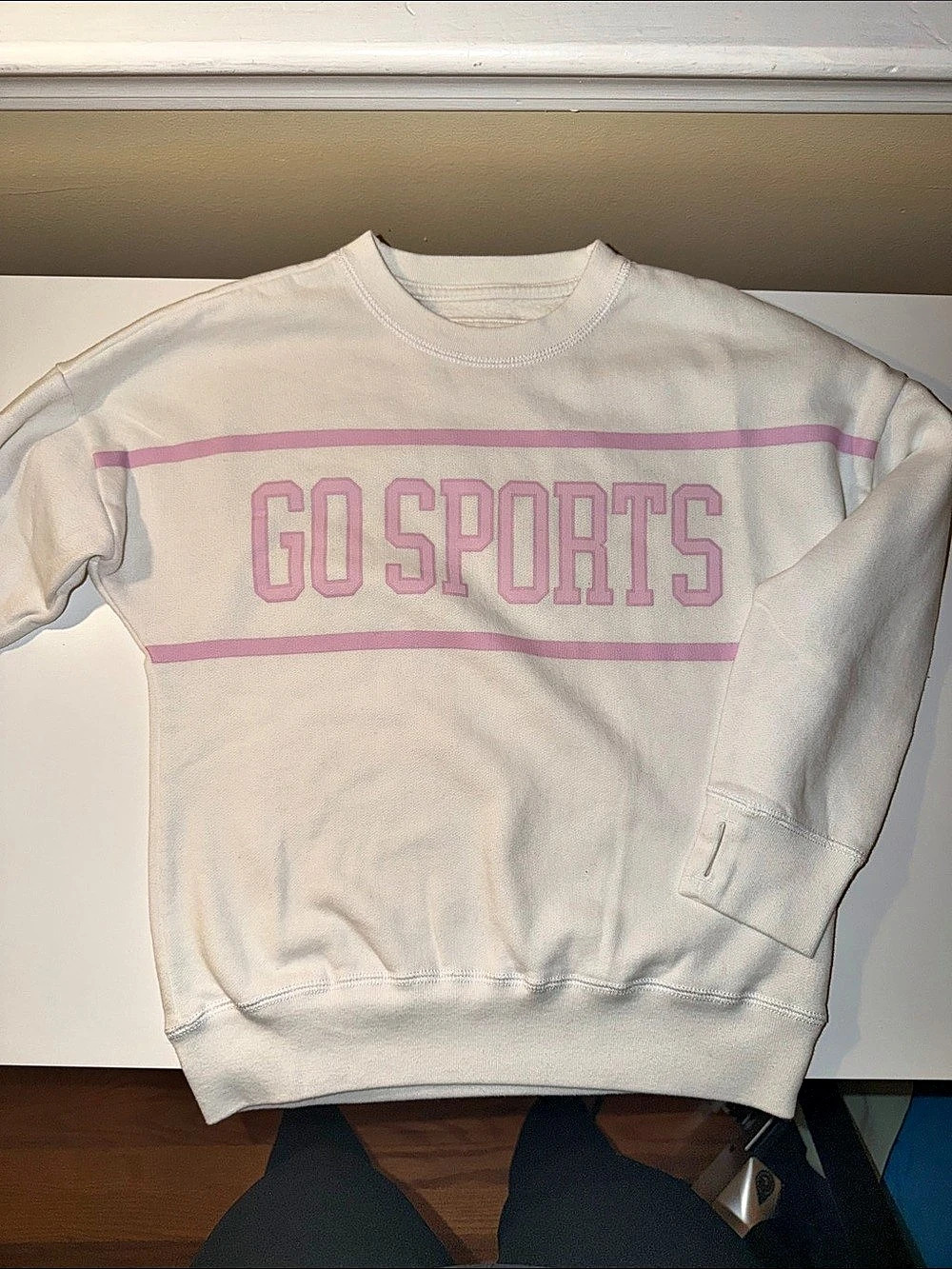 Abercrombie Kids Go Sports Crewneck Sweatshirt Color Block Sweatshirt Girls 7/8